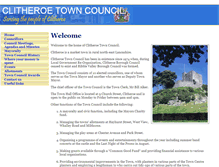Tablet Screenshot of clitheroetowncouncil.gov.uk